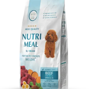 Храна за кучета NutriMeal Beef – телешко, сладък картоф и спанак, (0-10 кг)
